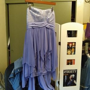 Beautiful strapless prom dress